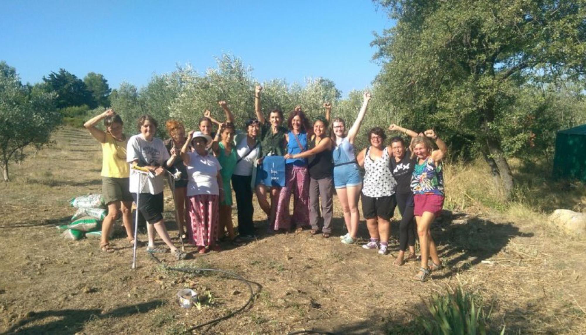 Activistas antinucleares en Narbona, agosto de 2018.